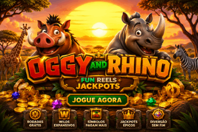 Oggy And Rhino — demo de amizade na savana no 888JOGO